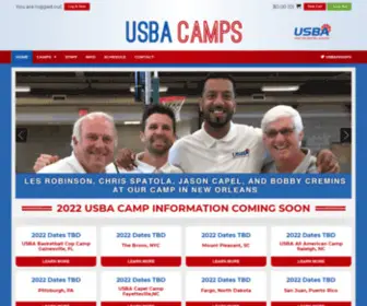 Usbacamps.com(USBA Camps) Screenshot