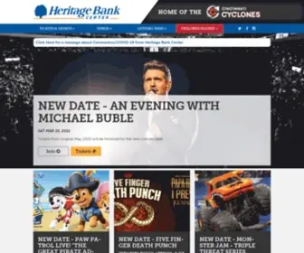 Usbankarena.com(Heritage Bank Center) Screenshot