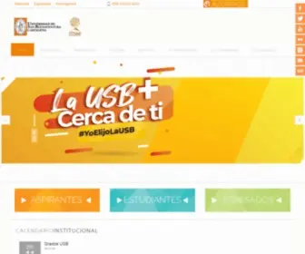 Usbcartagena.edu.co(Universidad de San Buenaventura) Screenshot
