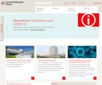 USB.ch(Universitätsspital Basel) Screenshot