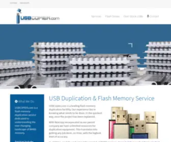 Usbcopier.com(USB Duplication Service) Screenshot