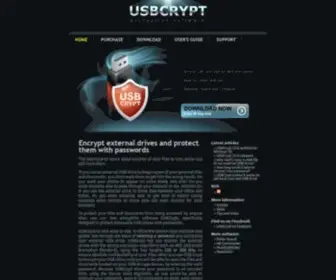 Usbcrypt.com(Encrypt and password protect external drive) Screenshot