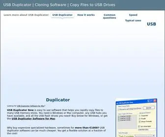 Usbduplicatornow.com(USB Duplicator) Screenshot