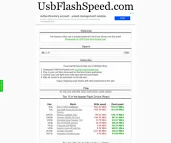 Usbflashspeed.com(Usbflashspeed) Screenshot