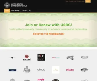 USBG.org(United States Bartenders Guild) Screenshot