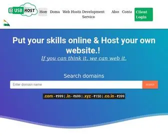 Usbhost.in(Best web hosting) Screenshot