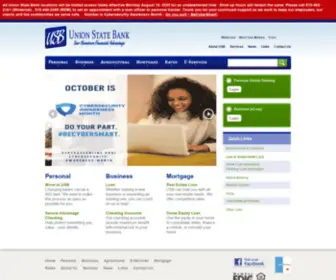 Usbiowa.com(Union State Bank) Screenshot