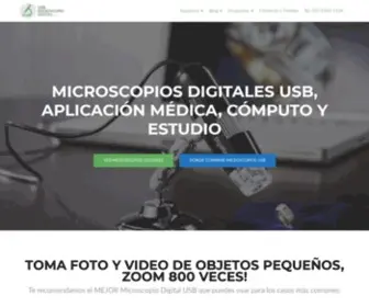 Usbmicroscopiodigital.com.mx(Microscopios Digitales USB) Screenshot