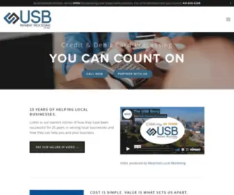 Usbne.com(Credit Card Processing Provider) Screenshot