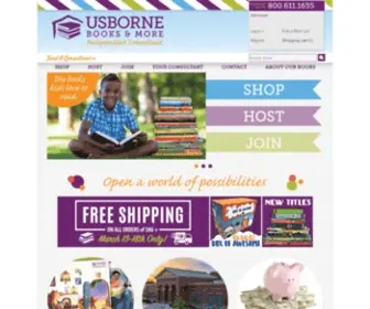 Usbornebooksandmore.com(Usborne Books & More) Screenshot