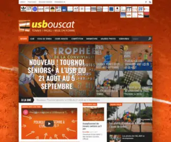 Usbouscat-Tennis.fr(US Bouscat) Screenshot