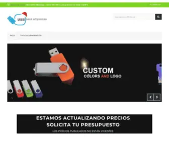 Usbparaempresas.com(Memorias USB personalizadas) Screenshot