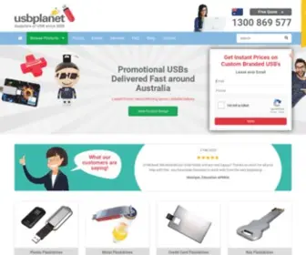 Usbplanet.com.au(Promotional usb flash drives) Screenshot