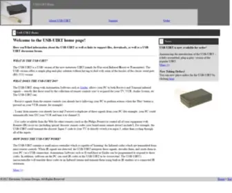 Usbuirt.com(USB-UIRT Home) Screenshot