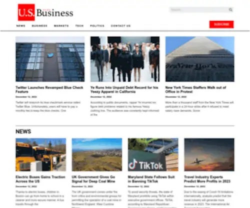 Usbusinessnews.com(US Business News) Screenshot