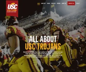 USC24X7.com(Usc trojan blog) Screenshot