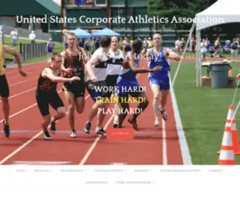 Uscaa.org(Sponsoring Corporate Athletics which promote health) Screenshot