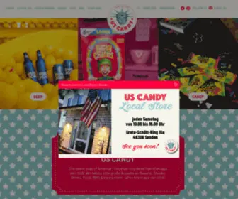 Uscandy.de(US Candy) Screenshot