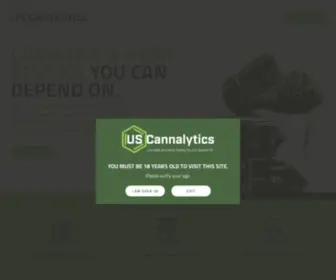 Uscannalytics.com(US Cannalytics) Screenshot