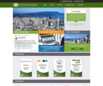 Uscapitalpartners.net(Direct Lending and Advisory for Small & Middle Market Companies) Screenshot