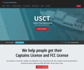 Uscaptainstraining.com(Us captains training) Screenshot