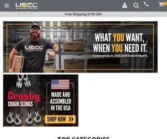 Uscargocontrol.com(Ratchet, E-Track, and Cargo Tie Down Straps) Screenshot