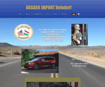 Uscarsimport.lu(Uscars Import) Screenshot