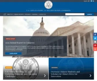 USCC.gov(ECONOMIC and SECURITY REVIEW COMMISSION) Screenshot