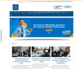 USC.edu.co(Universidad Santiago de Cali) Screenshot