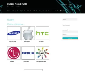 Uscellphoneparts.com(5241 W Charleston Blvd) Screenshot