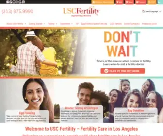UscFertility.org(USC Fertility) Screenshot