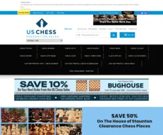 UscFsales.com(The Official Chess Shop of the US Chess Federation) Screenshot