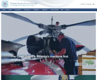 USCG.mil(United States Coast Guard) Screenshot