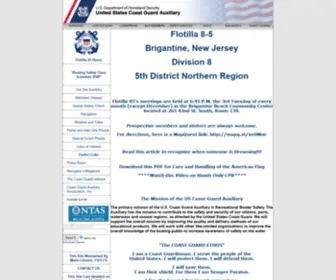 UscGaux-Brigantine-NJ.org(USCGAUX Template) Screenshot