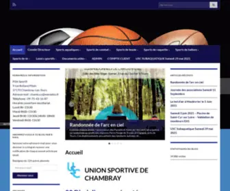 Uschambray.fr(Union Sportive de Chambray) Screenshot