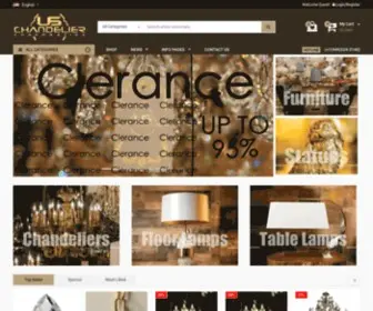 Uschandelier.com(WELCOME ART STUDIO Lighting Store) Screenshot