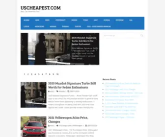 Uscheapest.com(Car Review 2021) Screenshot