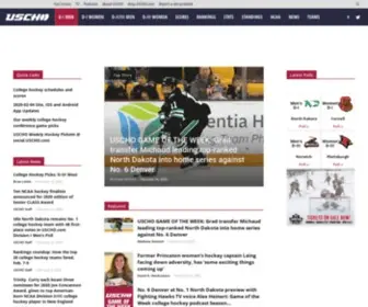 Uscho.com(Men's DI College Hockey) Screenshot