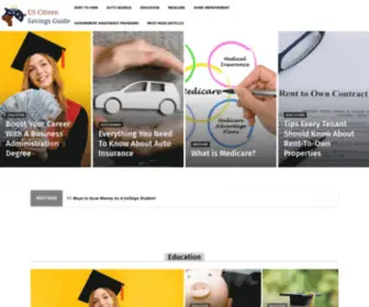 Uscitizensavingsguide.com(US Citizen Savings Guide) Screenshot