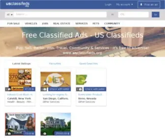 Usclassifieds.org(US Classifieds) Screenshot