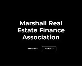 Uscmrefa.com(Marshall Real Estate Finance Association) Screenshot