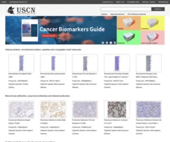 USCNK.com(5000 Assay Kits Assembled by Uscn Life Science Inc) Screenshot