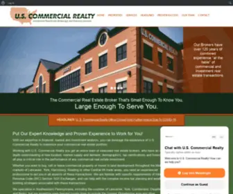 Uscommercialrealty.net(Commercial Realty) Screenshot