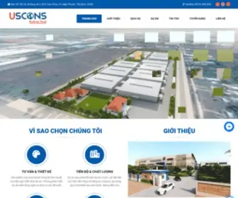 Uscons.vn(Công ty cổ phần đầu tư xây dựng USCONS Số 26) Screenshot