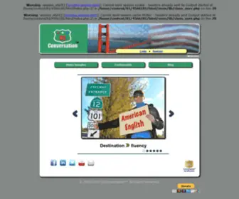 Usconversation.com(American English Listening and Reading Comprehension) Screenshot