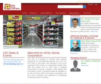 USC.org.pk(Utility Stores Corporation) Screenshot