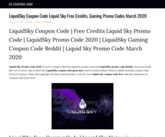 Uscouponscode.com(US Coupons Code) Screenshot