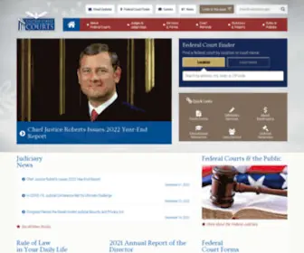 Uscourts.gov(United States Courts) Screenshot