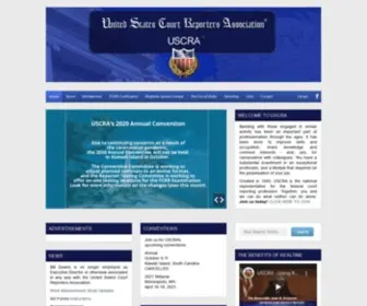 Uscra.org(United States Court Reporters Association) Screenshot