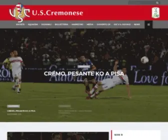 Uscremonese.it(Sito Ufficiale) Screenshot